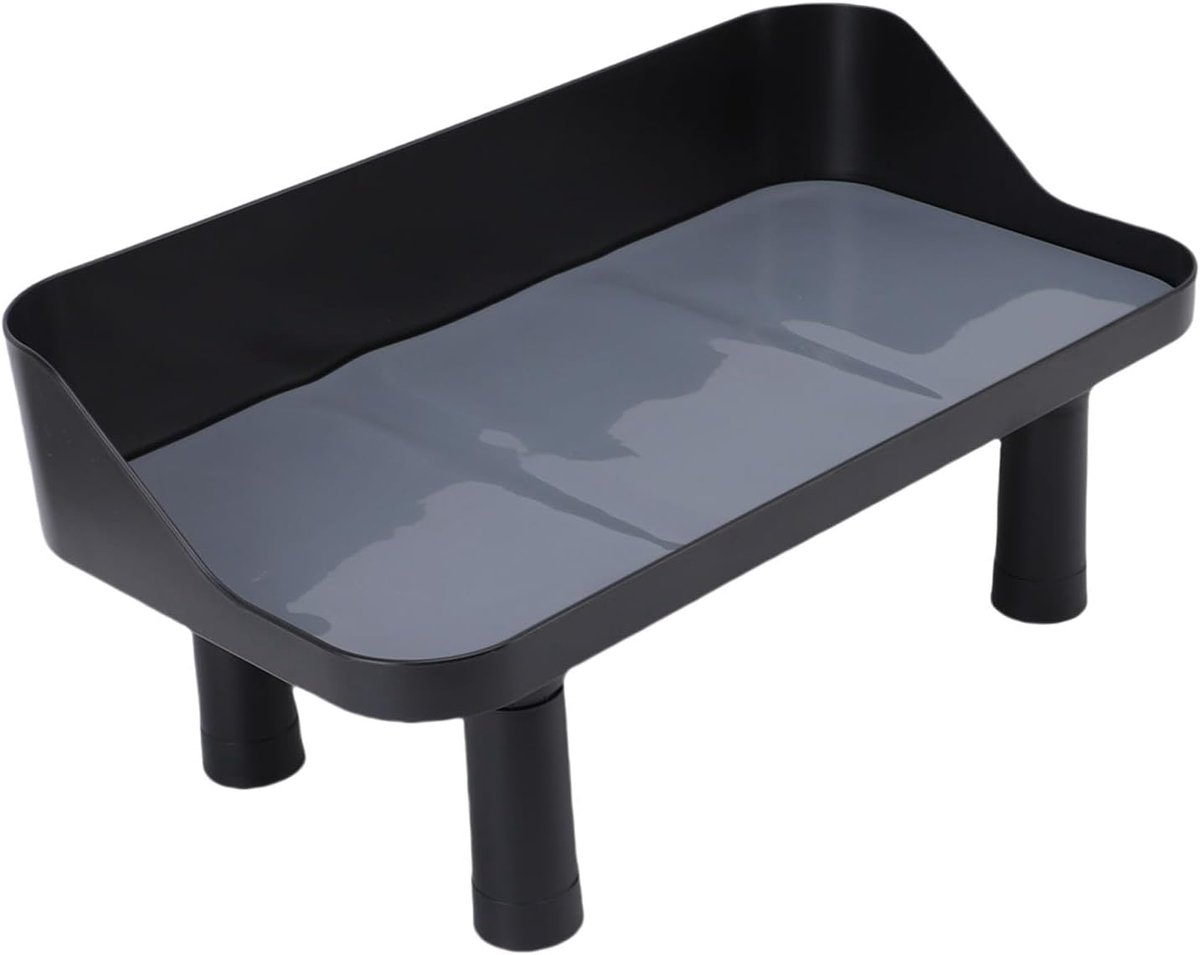 Voerbak Standaard - Huisdier Voerstation - Comfortabel Eten - In Hoogte Verstelbaar - 45x23x12 cm - Wit