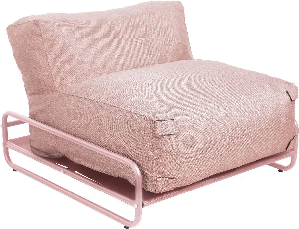 Oviala - Modulaire tuinstoel met poederroze frame - Mixi