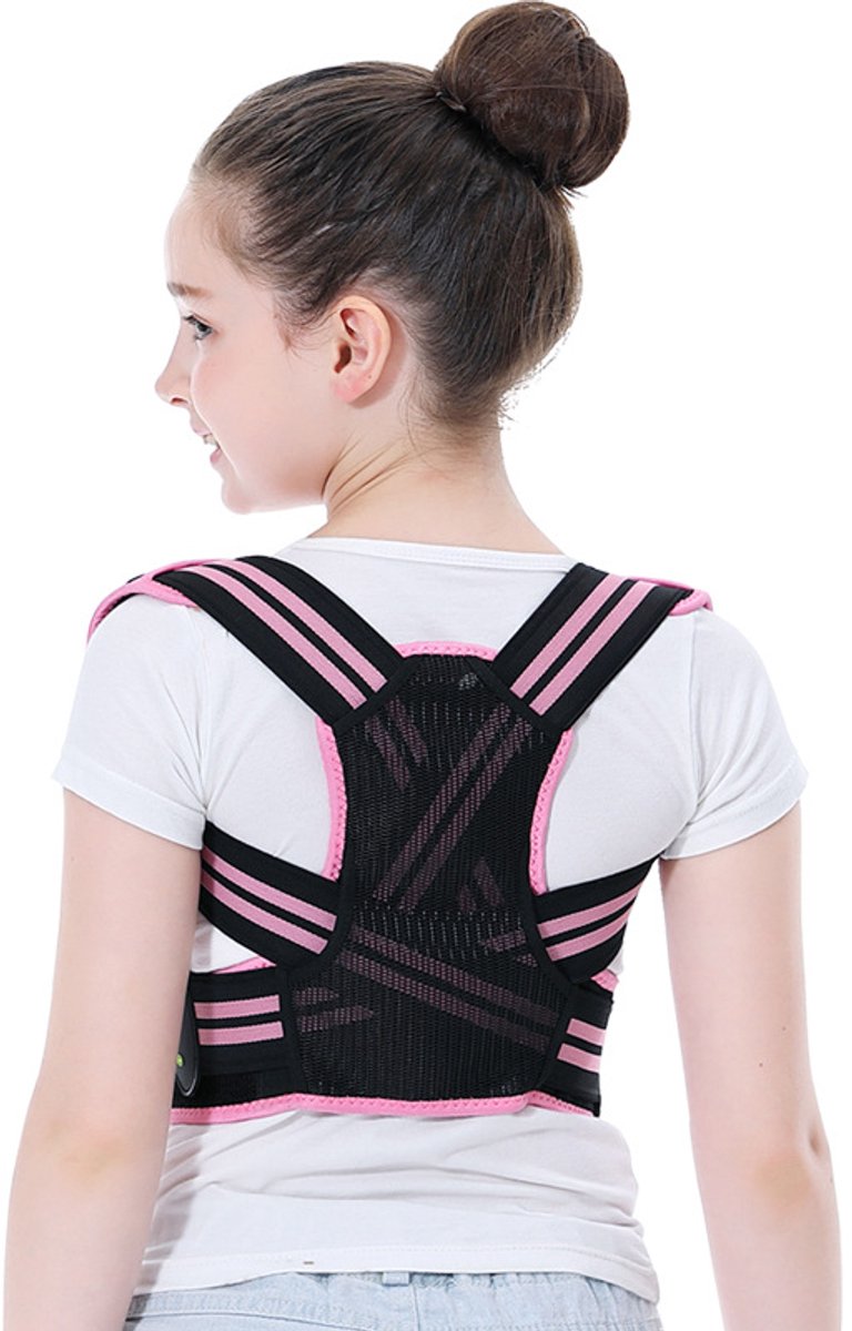 Rugsteun Geschikt voor kinderen, houdingscorrector Geschikt voor de rug, corrector Geschikt voor scoliose en kyfose, verstelbare houdingscorrector Geschikt voor de bovenrug Geschikt voor tieners (XL).