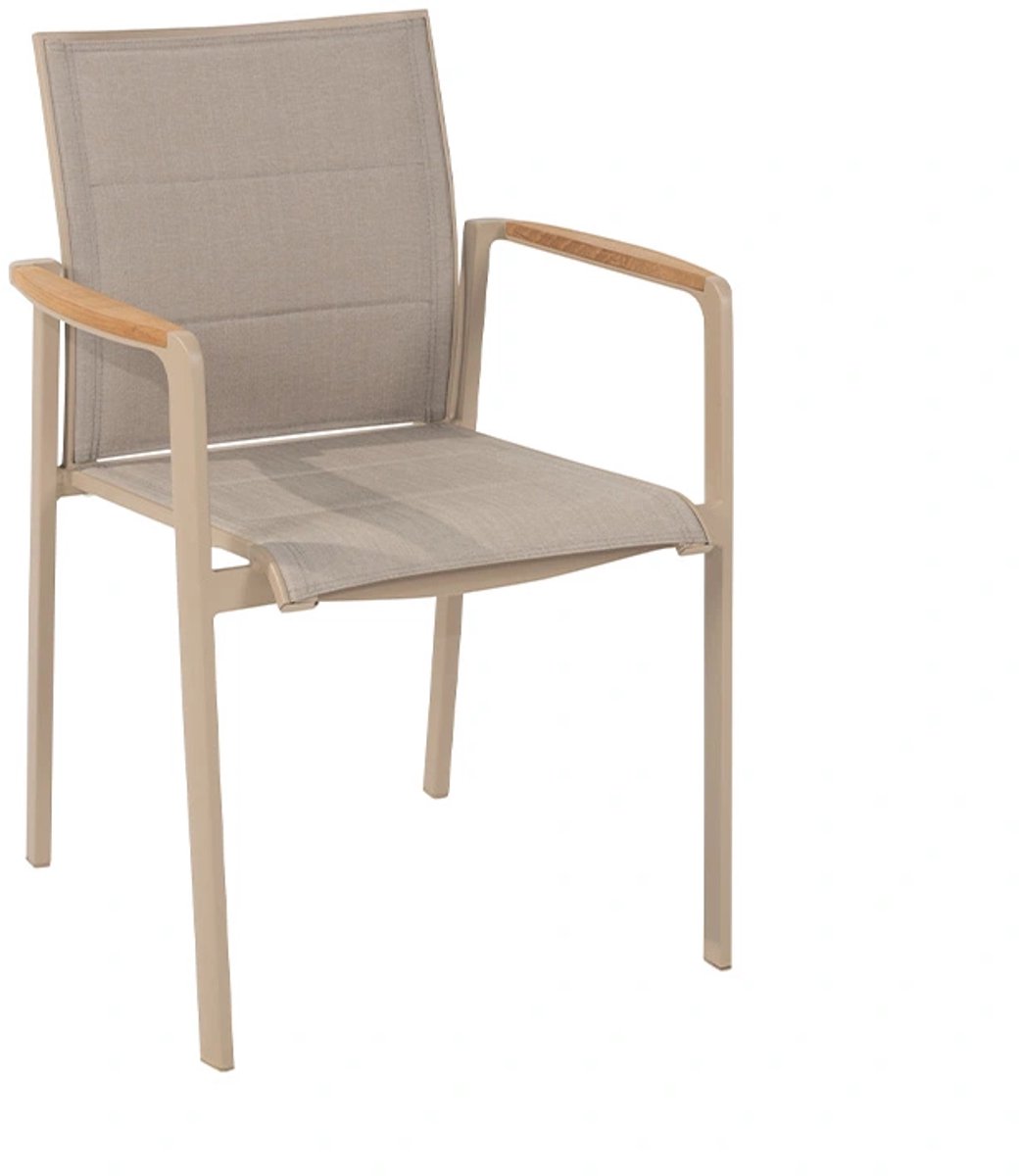 4 Seasons Outdoor Cortina stacking garden chair - latte