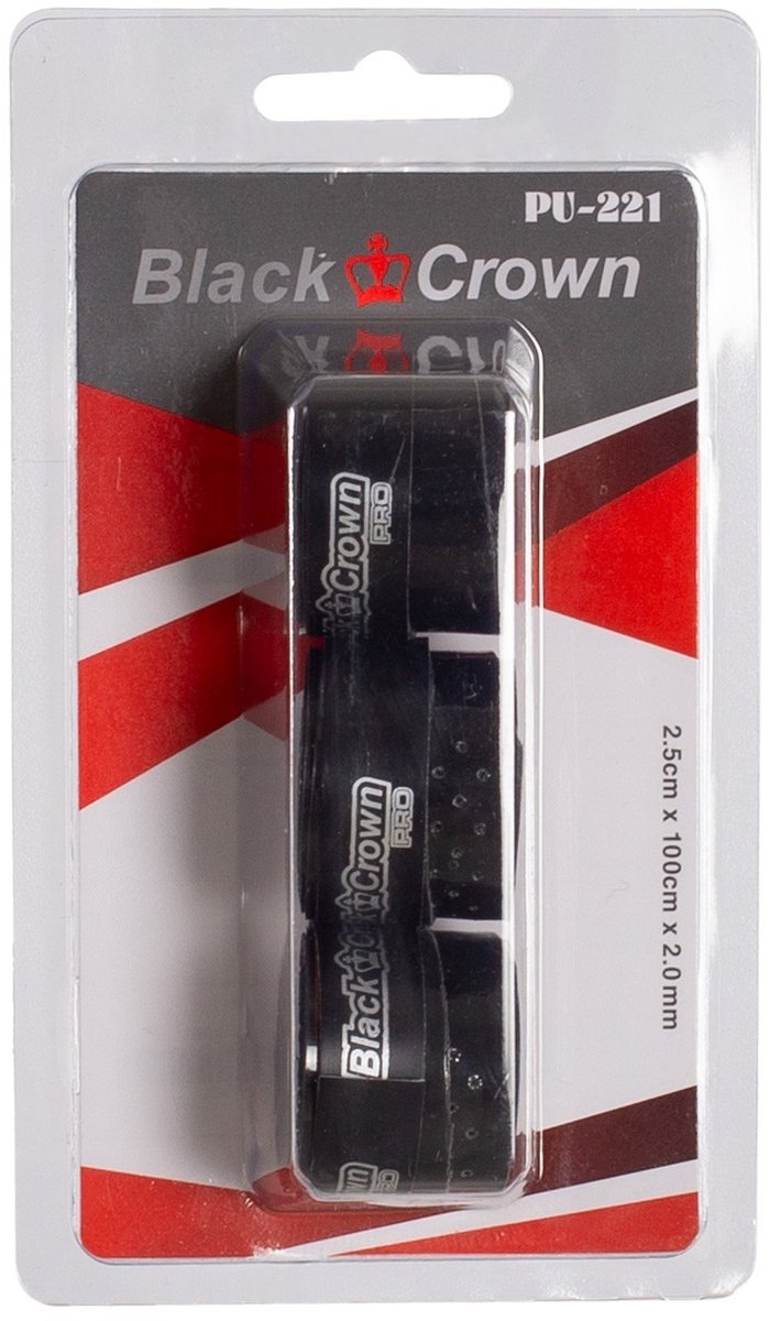 Blister 3 Black Crown Overgrips Black