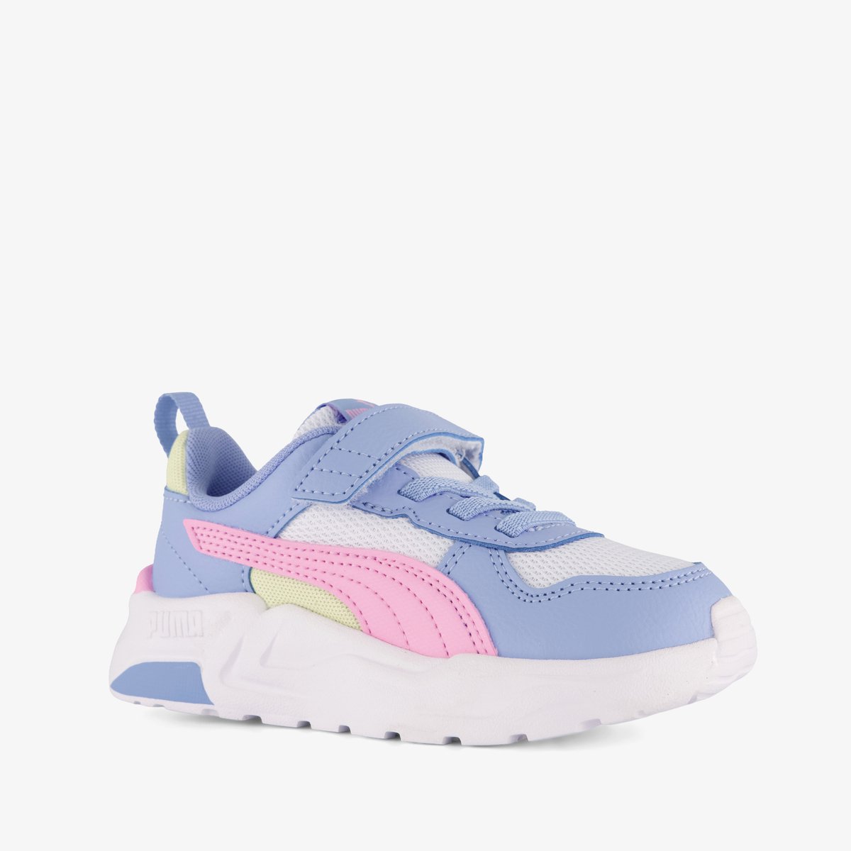 Puma Trinity 2 LT AC+ kinder sneakers lichtblauw