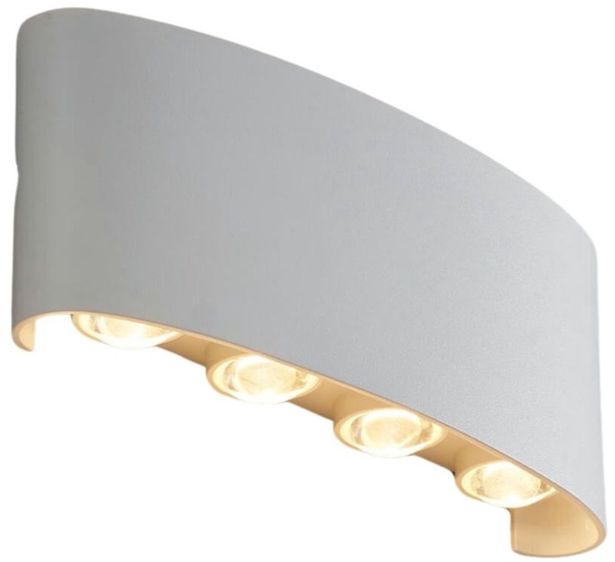 Kosilum - Prisma - Wandlamp - Wit - Aluminium
