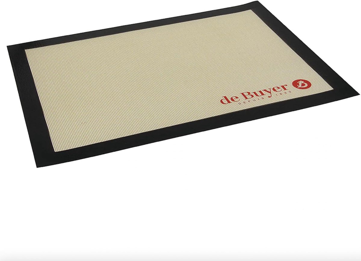 Bakmat met Bumper - Geperforeerde Mat - Bakken en Braden - Ventilerende Werking - 40 x 30 cm