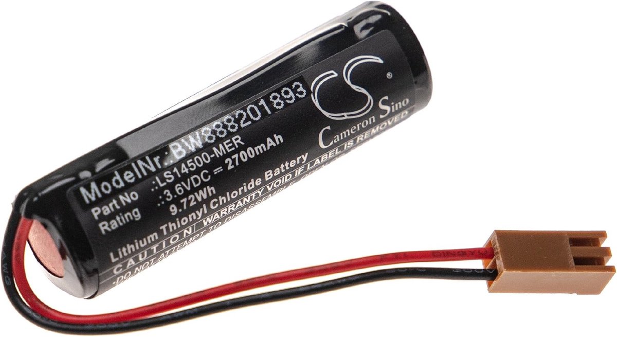 Reserve Batterij - Controller Accu - Industriële Besturing - Hoge Capaciteit - 51 cm - Zwart