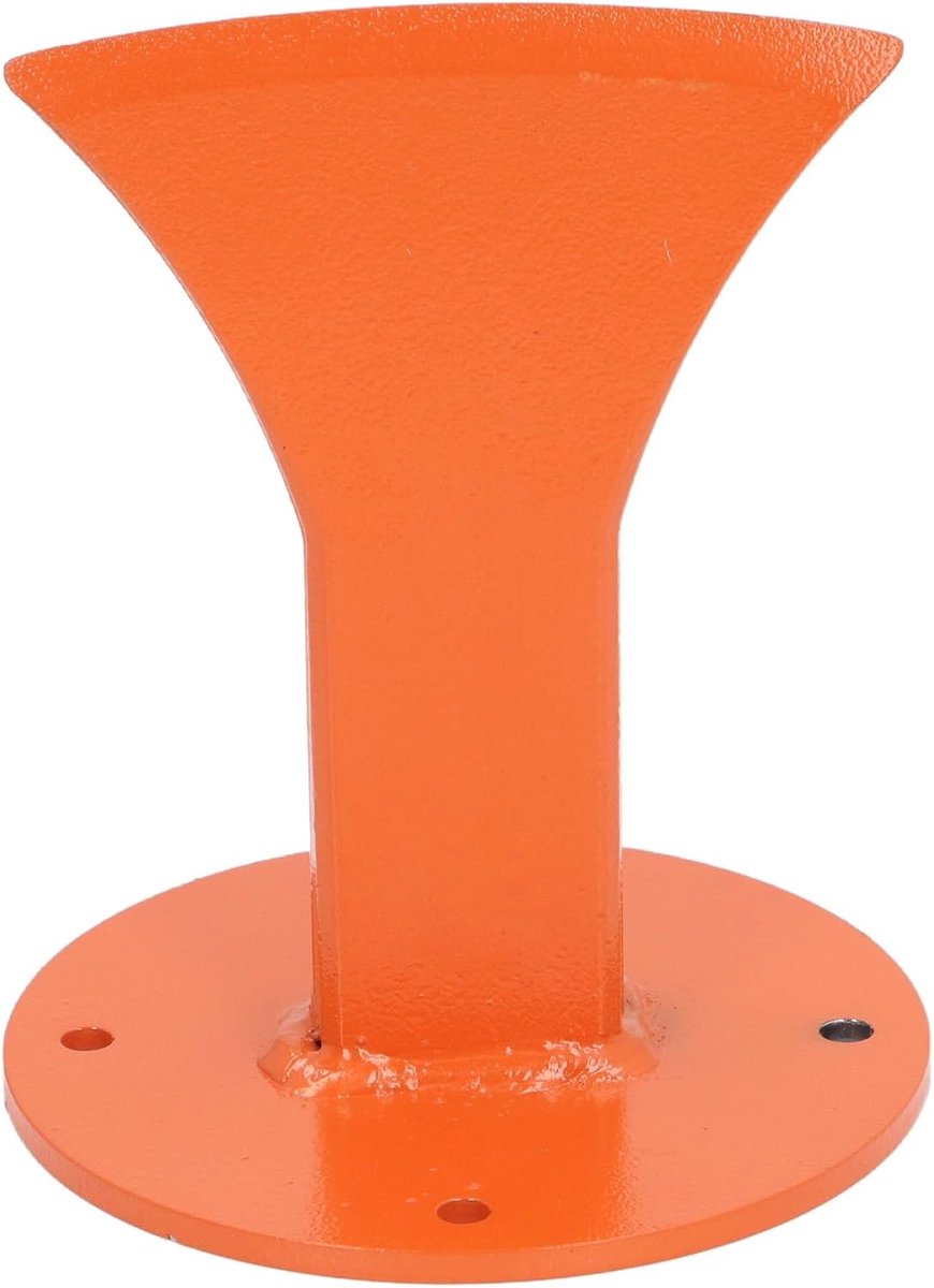 Houtklover Wig - Brandhout Splijter - Open Haard Vullen - Veilig Bevestigbaar - 17 x 14 cm - Oranje