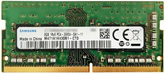 Samsung M471A1K43DB1-CTD – 8GB DDR4 2666MHz SO-DIMM Laptop Geheugen – Betrouwbaar & Stabiel