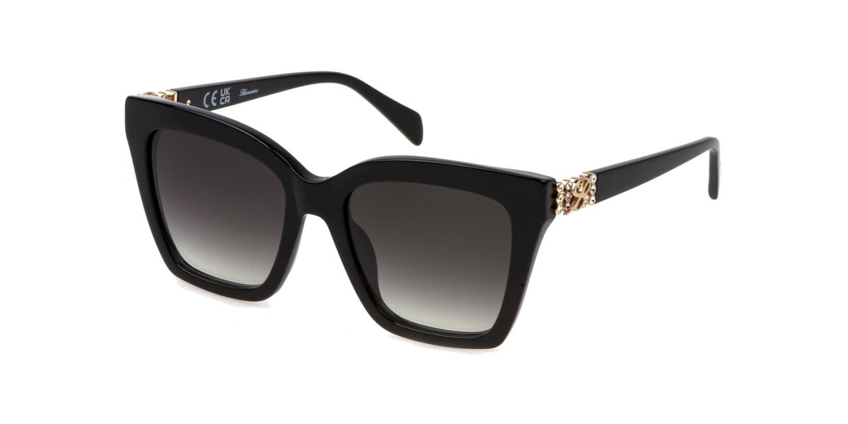 Blumarine SBM863S Nero lucido 54/19/140 WOMAN Zonnebrillen