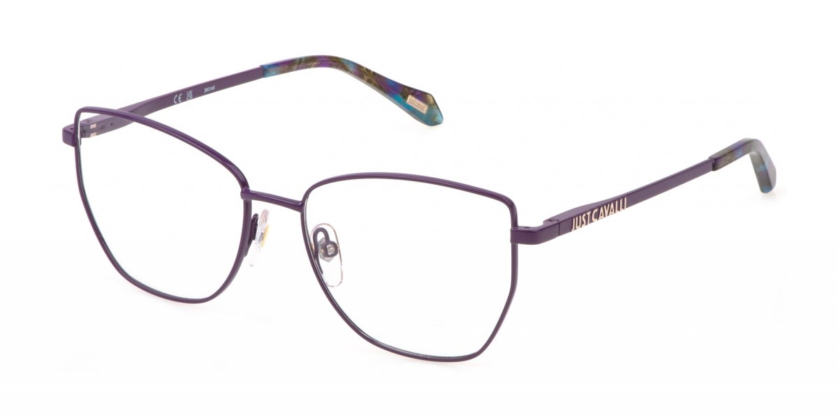 Just Cavalli VJC074 Viola pieno lucido 54/16/140 WOMAN Brilmonturen