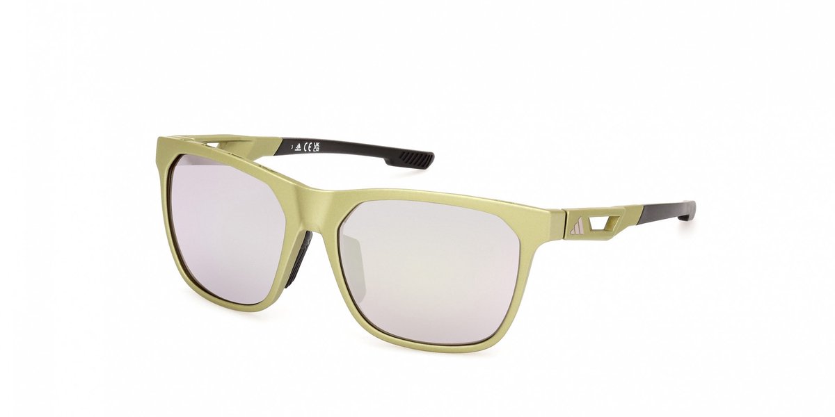 Adidas Sport Sp0091 Gepolariseerde Zonnebril Groen