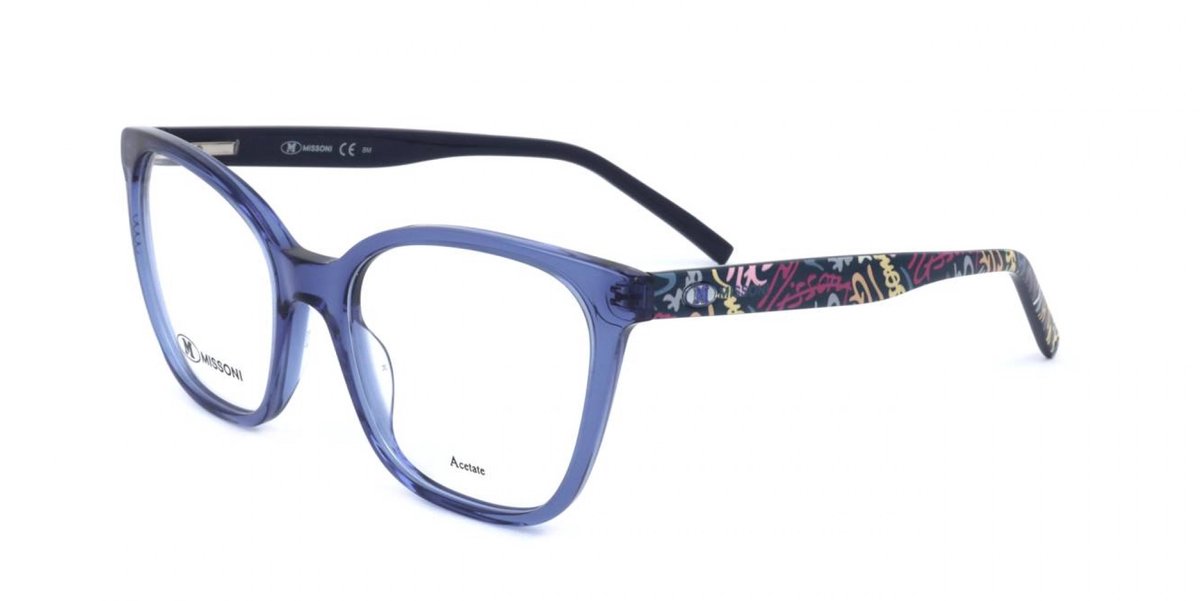 M Missoni MMI 0091 Blue 52/18/140 WOMAN Brilmonturen