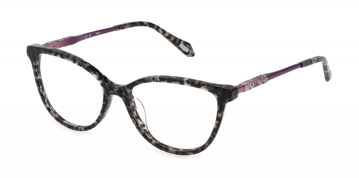 Just Cavalli VJC008 Avana grigio trasparente lucido 54/16/135 WOMAN Brilmonturen