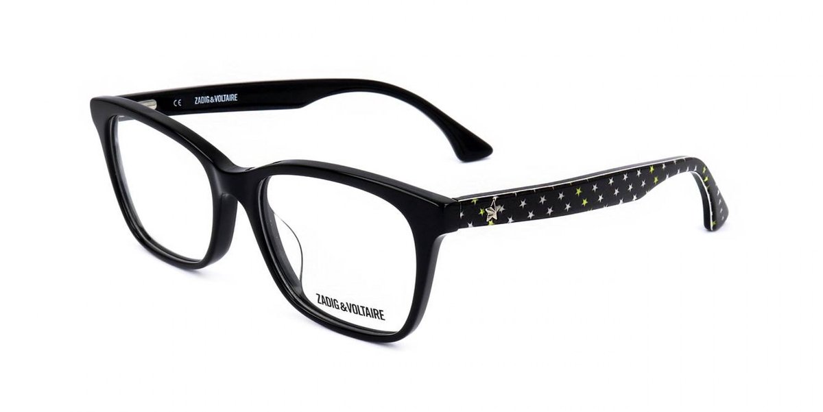 Zadig & Voltaire VZJ011 Shiny black 49/16/135 Kinderen Brilmonturen