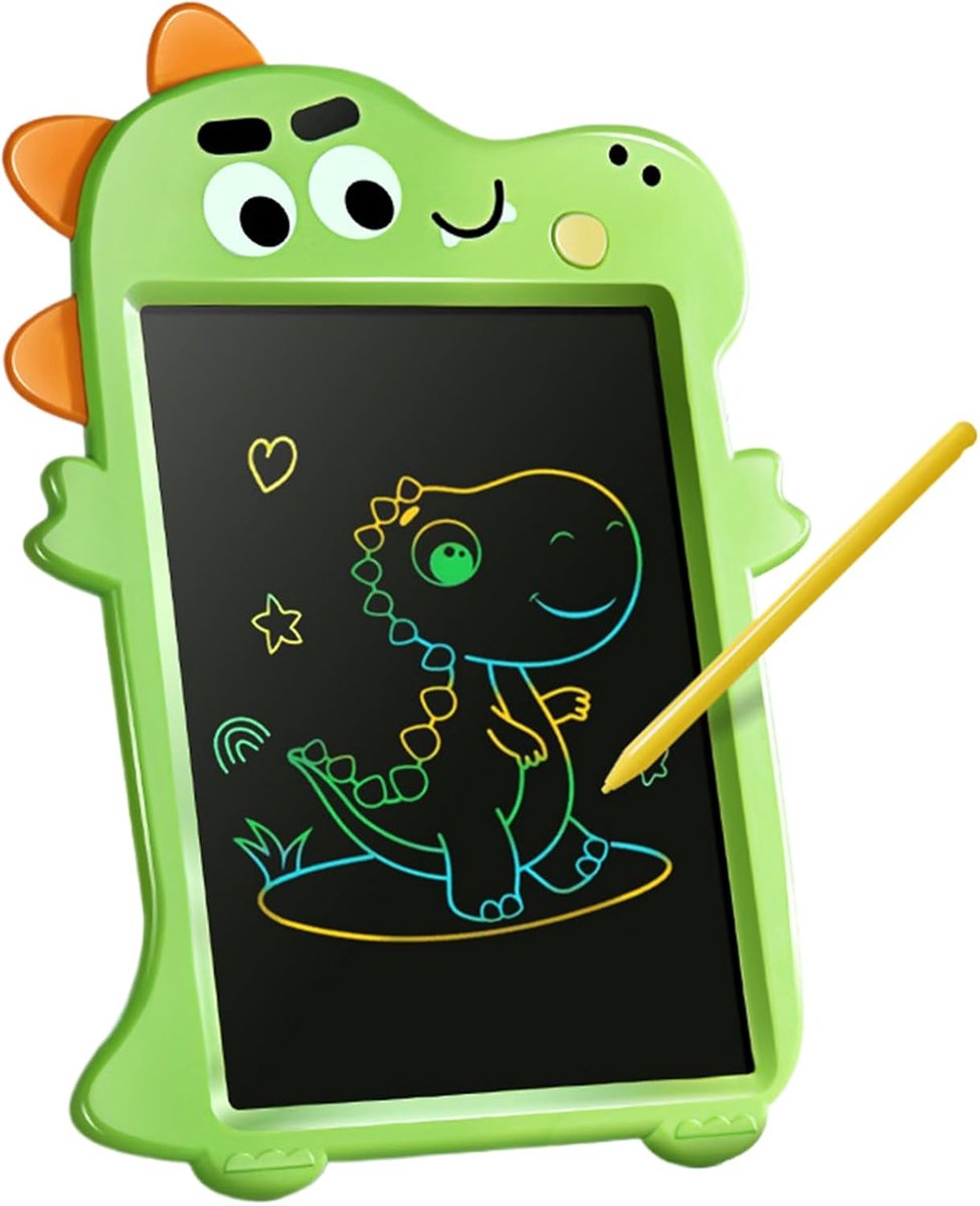 LCD Tekentablet - Digitaal Schrijfbord - Kinder Creativiteit - Eén Knop Wis Functie - 27 x 19 cm - Groen