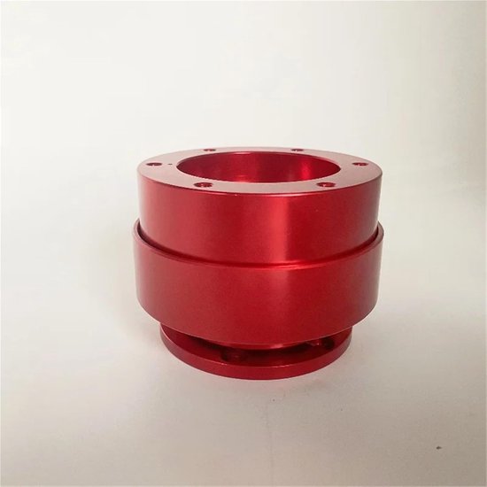 Stuurwiel Adapter - Snelle Ontkoppeling - Race Simulators - Precisie Aluminium - 70 mm 6 Gaten - Rood — afbeelding 2
