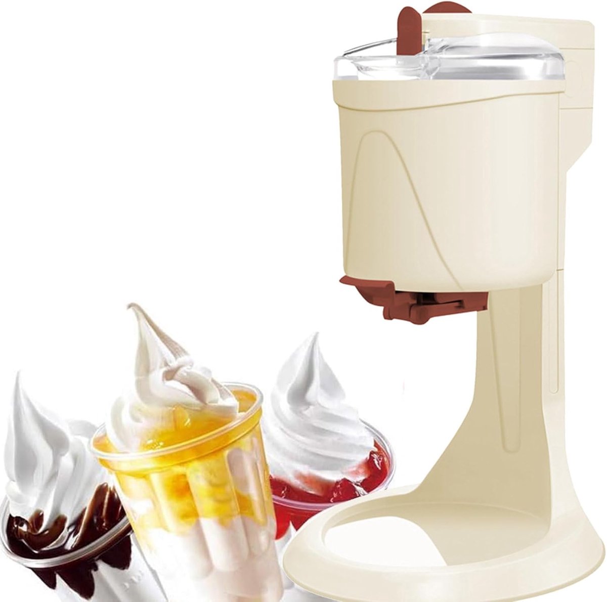IJsmachine Dessertmaker Thuisgebruik Snelle Bereiding 10 Minuten 1 Liter Capaciteit