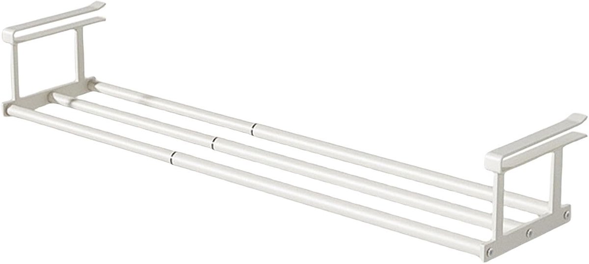 Schoenenrek - Schoenenorganizer - Ruimte Besparen - Verstelbare Breedte - 80x20x13.5 cm - Medium