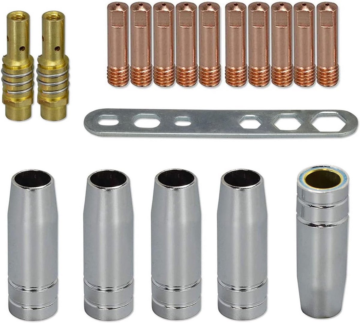 Contacttips en accessoires voor MIG-lasapparaten 0.8mm