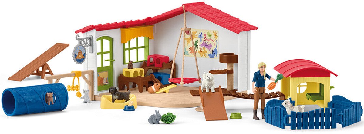 schleich FARM WORLD - Dierenhotel - Boerderij Speelgoed, Hotel - 42607 — afbeelding 19