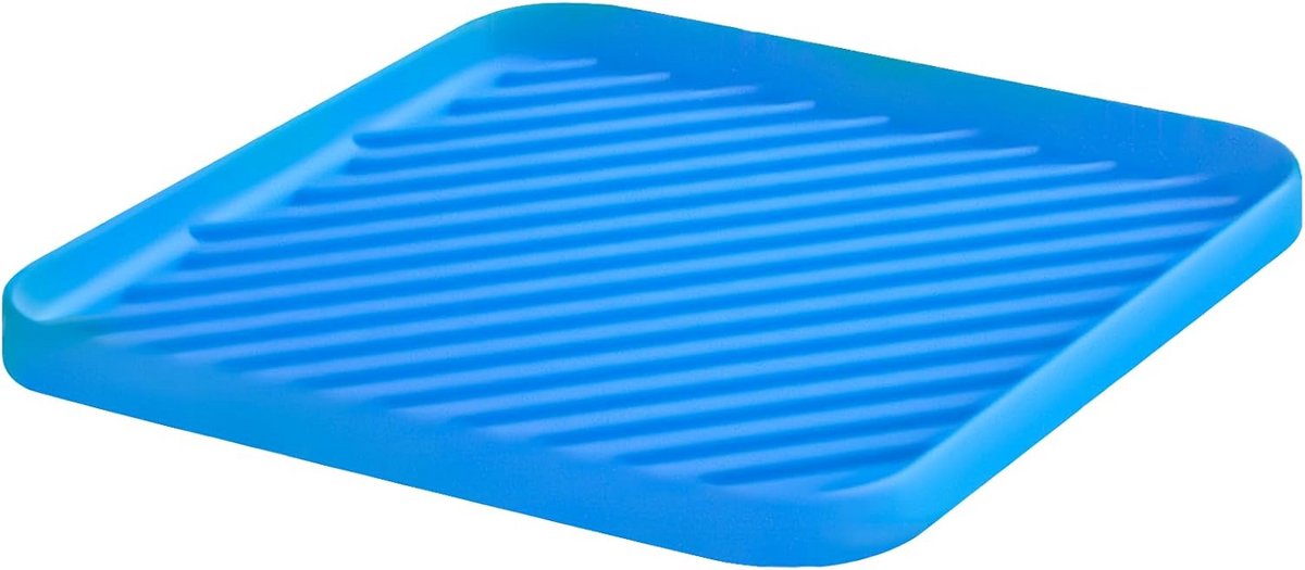 Siliconen Organizer Tray voor Keuken en Badkamer, Multifunctioneel en Antislip