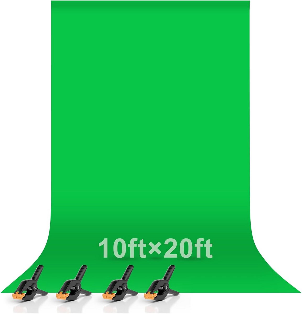 Groene Chromakey Achtergrond 3x6m voor Fotografie en Videoproductie met Clips