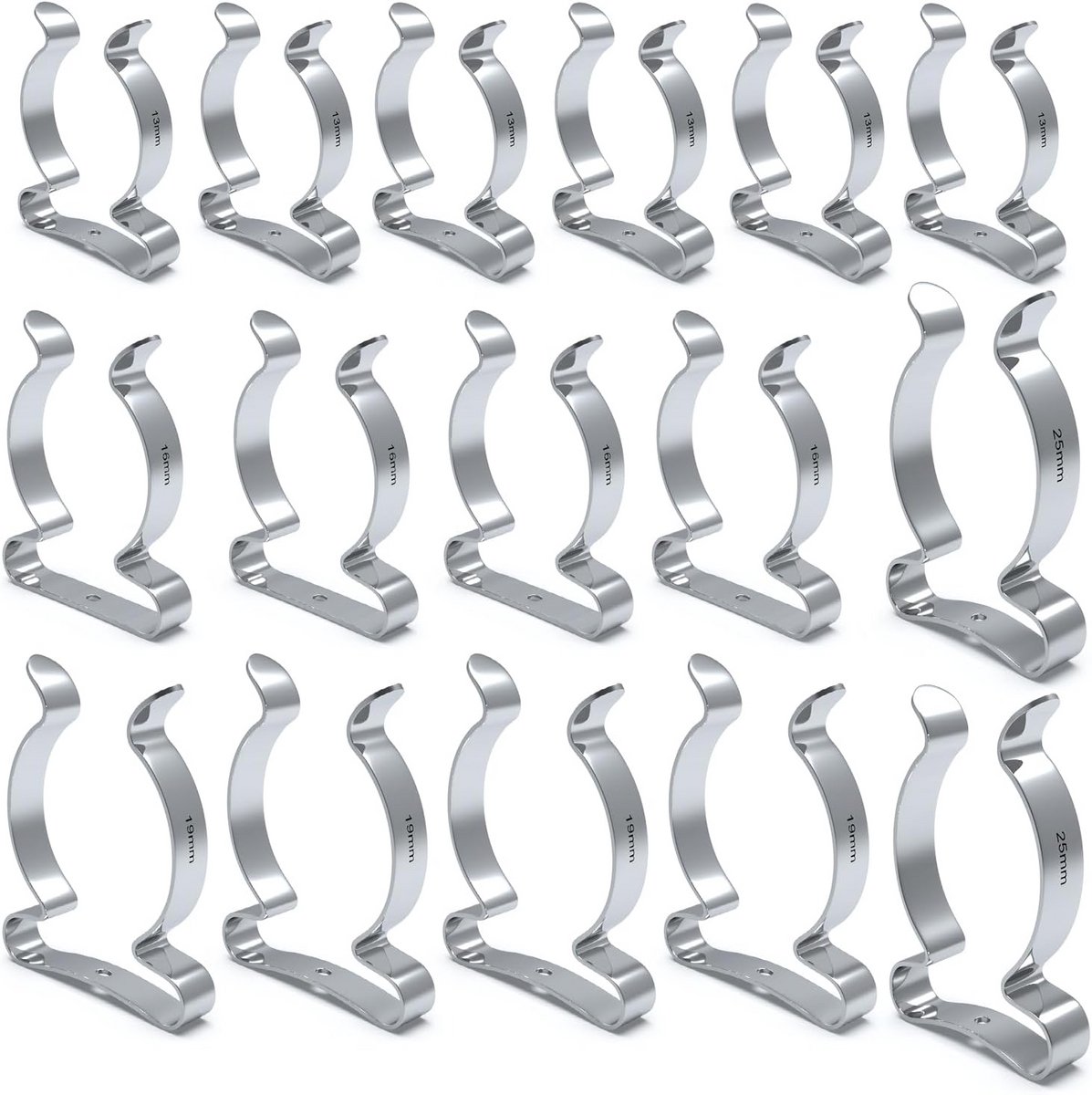 Lente Terry Clips - 16 stuks voor garage en huis