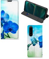 Coque Smart Cover Sony Xperia 5 III Orchid Blauw - Cadeau pour votre maman