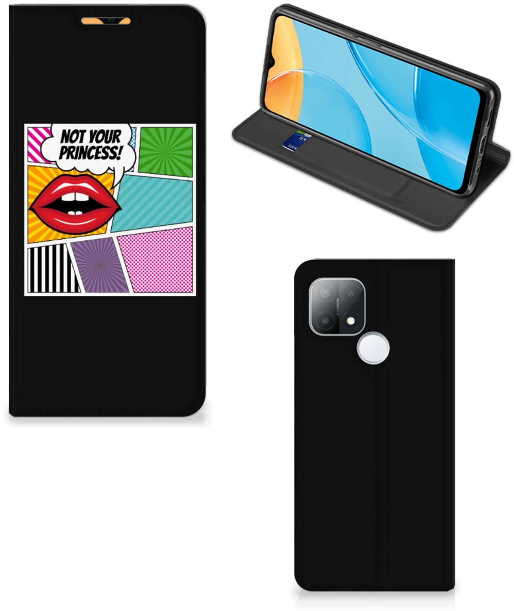 OPPO A15 Hippe Standcase Popart Princess