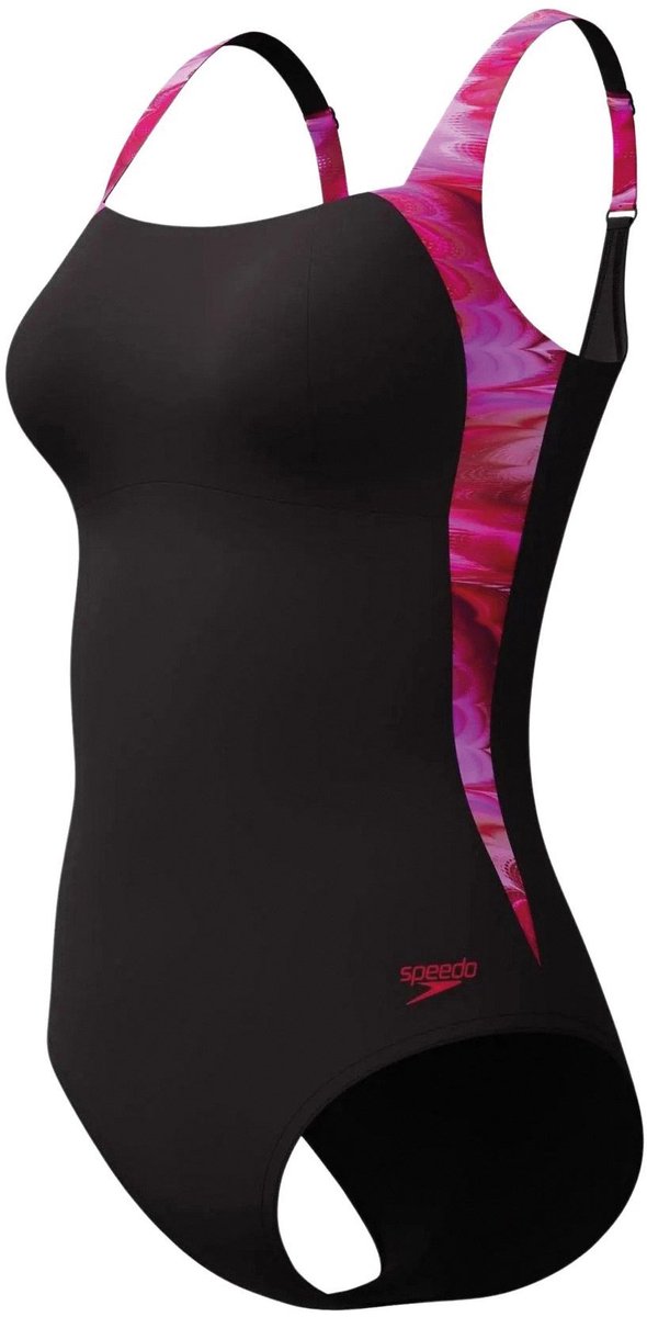 Speedo Lunalustre Printed Shaping Badpak Dames — afbeelding 15