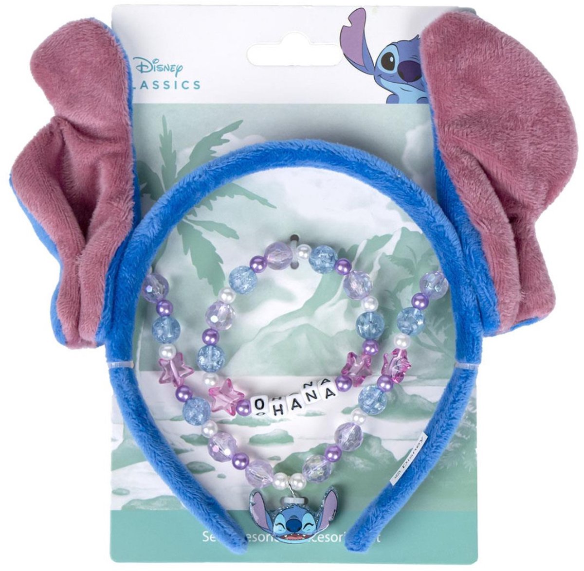 Disney Lilo en Stitch Ohana sieraden en hoofdband set
