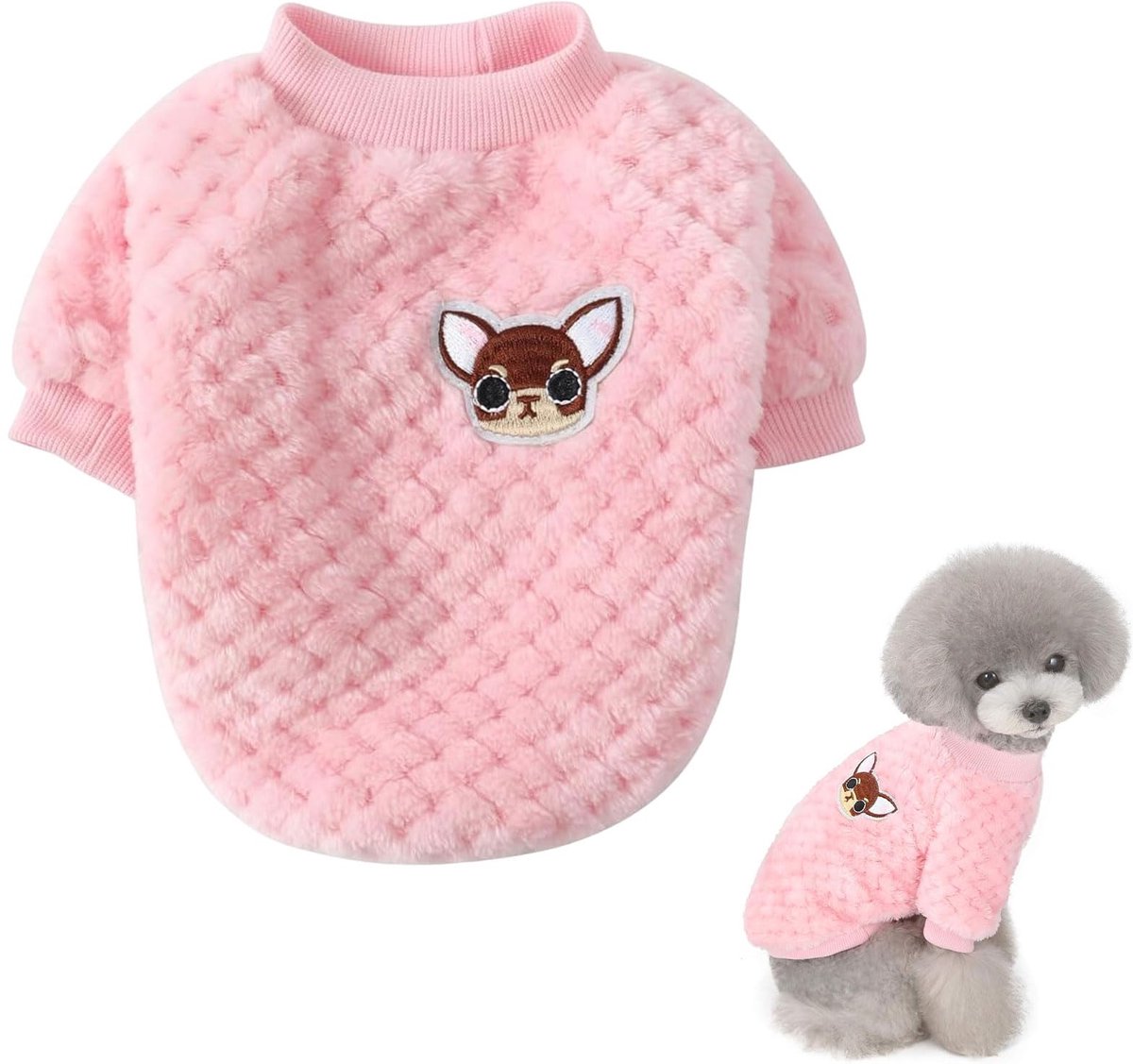 Fleece Huisdier Sweater - Turtleneck Ontwerp - Warm en Comfortabel