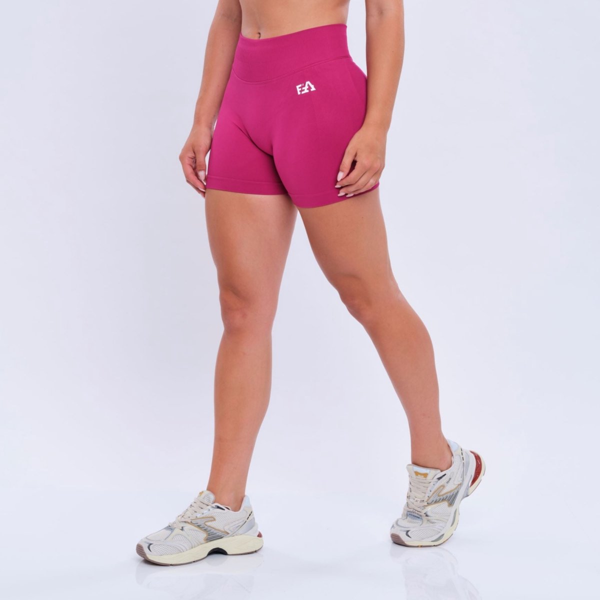 Euphoria Fitness Shorts - Dames - Sportkleding Dames - Sportbroek Dames - Yoga Broek Dames - Roze - Maat L