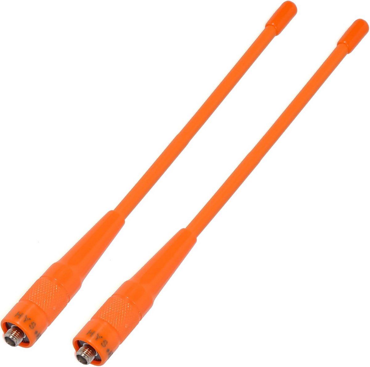 Dual Band VHF UHF Antenne (2 Stuks) - Zachte Zweep 144/430MHz met SMA Vrouwelijk voor Portofoons