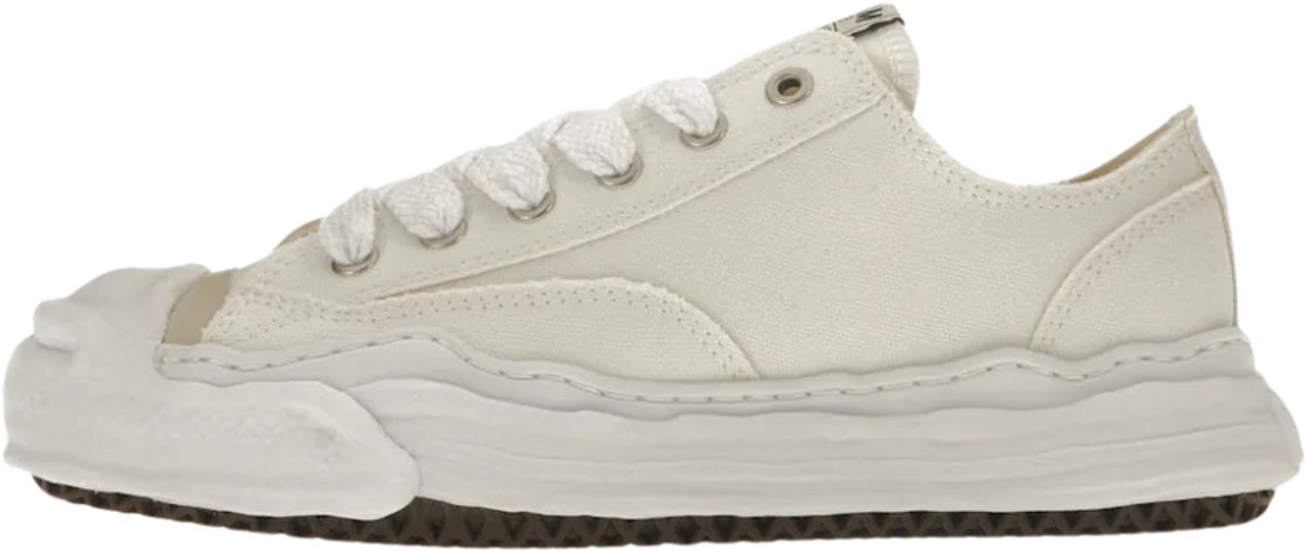 Maison Mihara Yasuhiro Hank OG Sole Canvas Low 'Wit' maat 41.