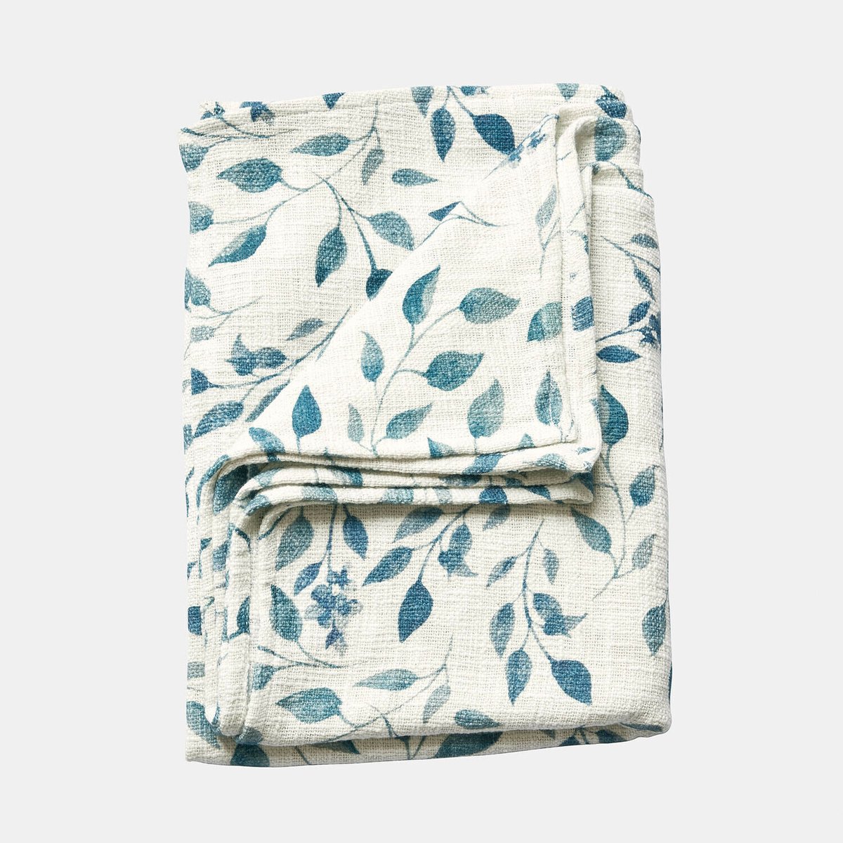 Loberon Plaid Ocevara blauw/crème