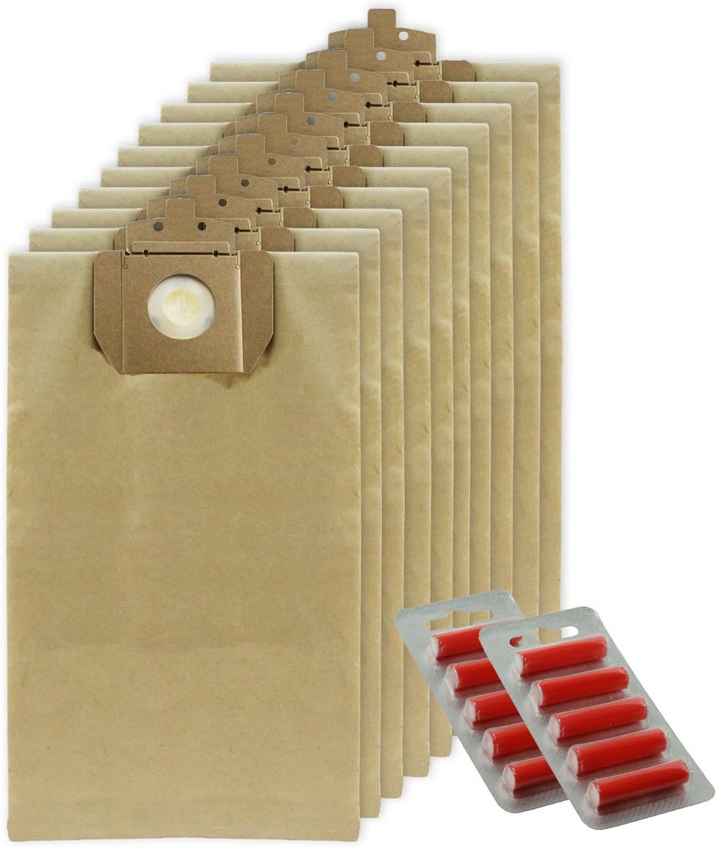 Sterke Stofzakken voor Vento 15/15s Stofzuigers (Pack van 10 + Luchtverfrissers)