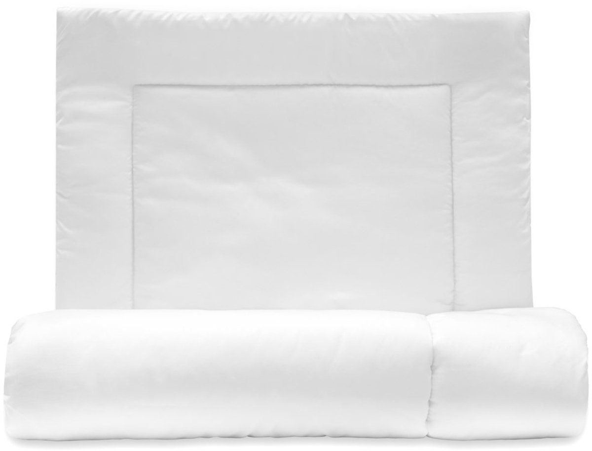 New Baby - Babydekbed - Dekbed 90x120 cm wit microvezel - Beddengoed - Anti-allergisch - Synthetisch - Ademend - Vochtabsorberend