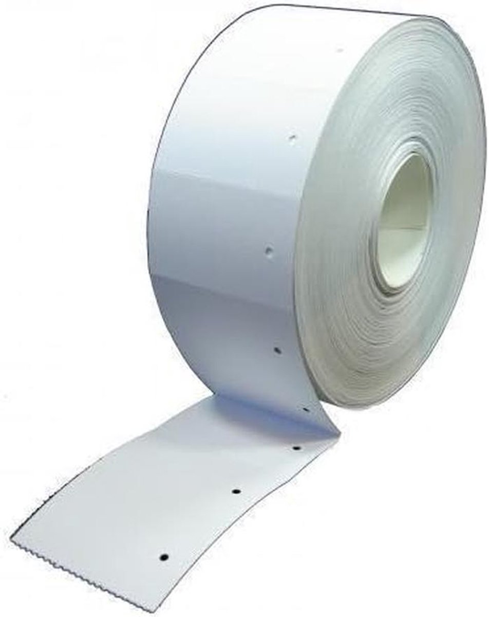 3000 Blanco Zelfklevende Etiketten 30x50 mm op Rol met Gat
