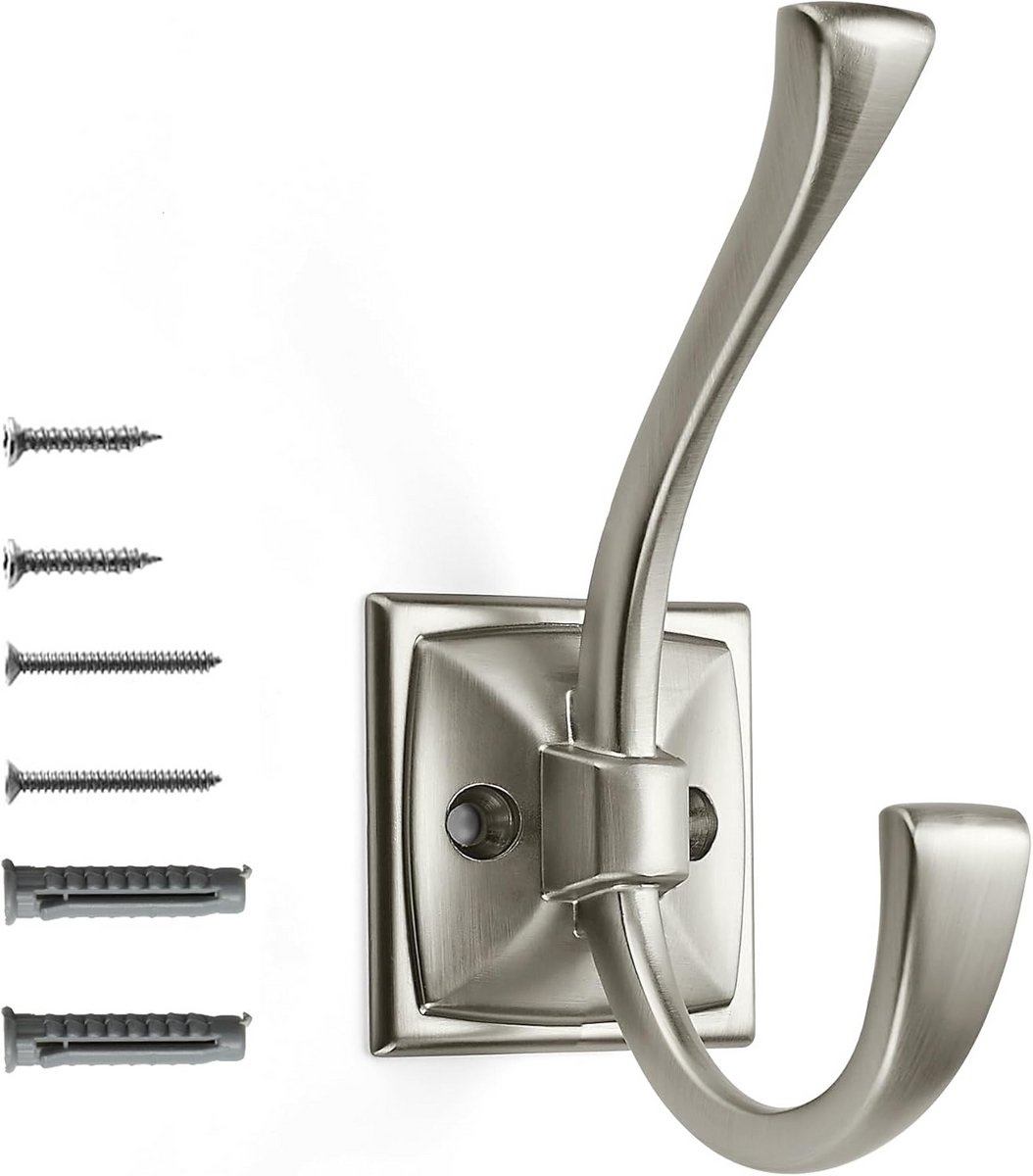 Set van 5 Wandhaken Metalen Kapstokhaak voor Jassen en Handdoeken