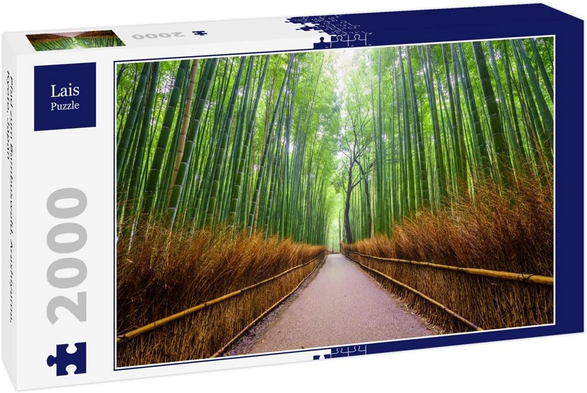 Puzzel 2000 Stukken: Betoverend Bamboe Bos in Arashiyama, Kyoto, Japan