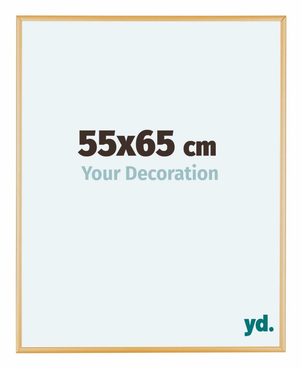yd. Your Decoration - Fotolijst 55x65 cm - Aluminium - Goud Vintage - Kent