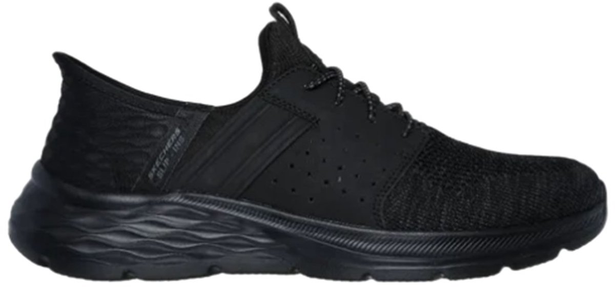 SKECHERS Heren Sneakers Garner Newick Zwart Maat 42,5