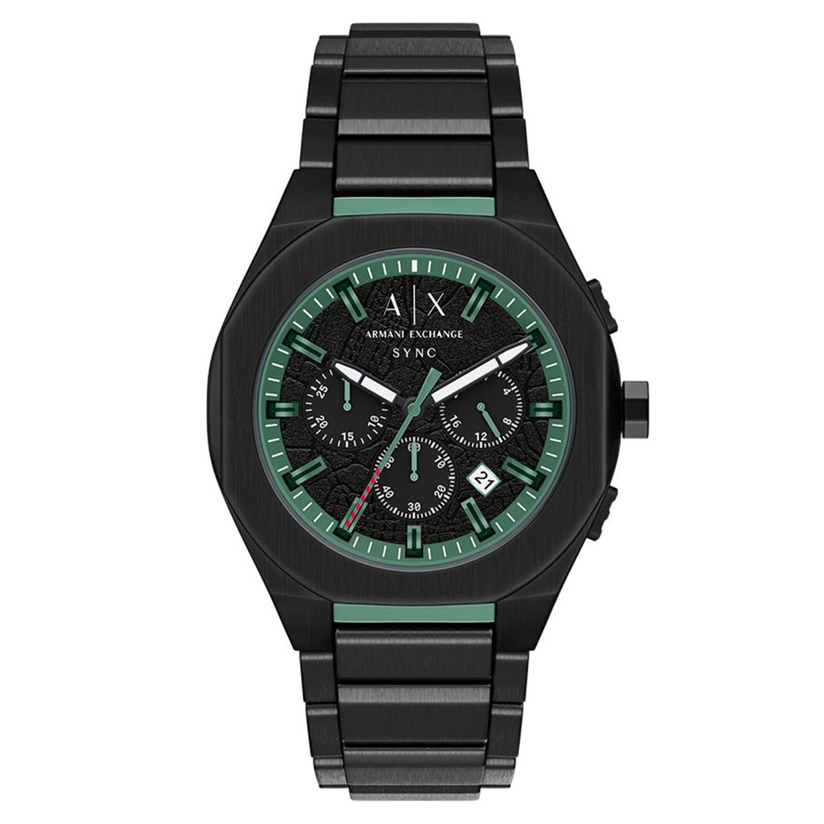 Armani Exchange AX4294 Mannen Horloge 44 mm - Zwart