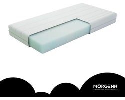Mörgenn Matras Royale - Luxe Koudschuim Matras - Tencel tijk - Hardheid Medium/Stevig - ca. 25 cm - 180x200 cm