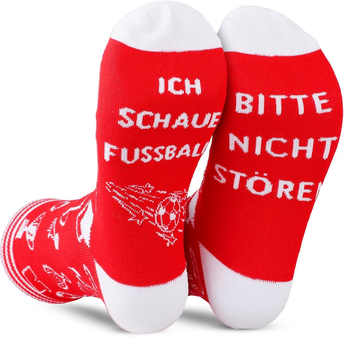 Grappige Voetbalsokken voor Mannen | Leuk Cadeau voor Voetbalfanaten