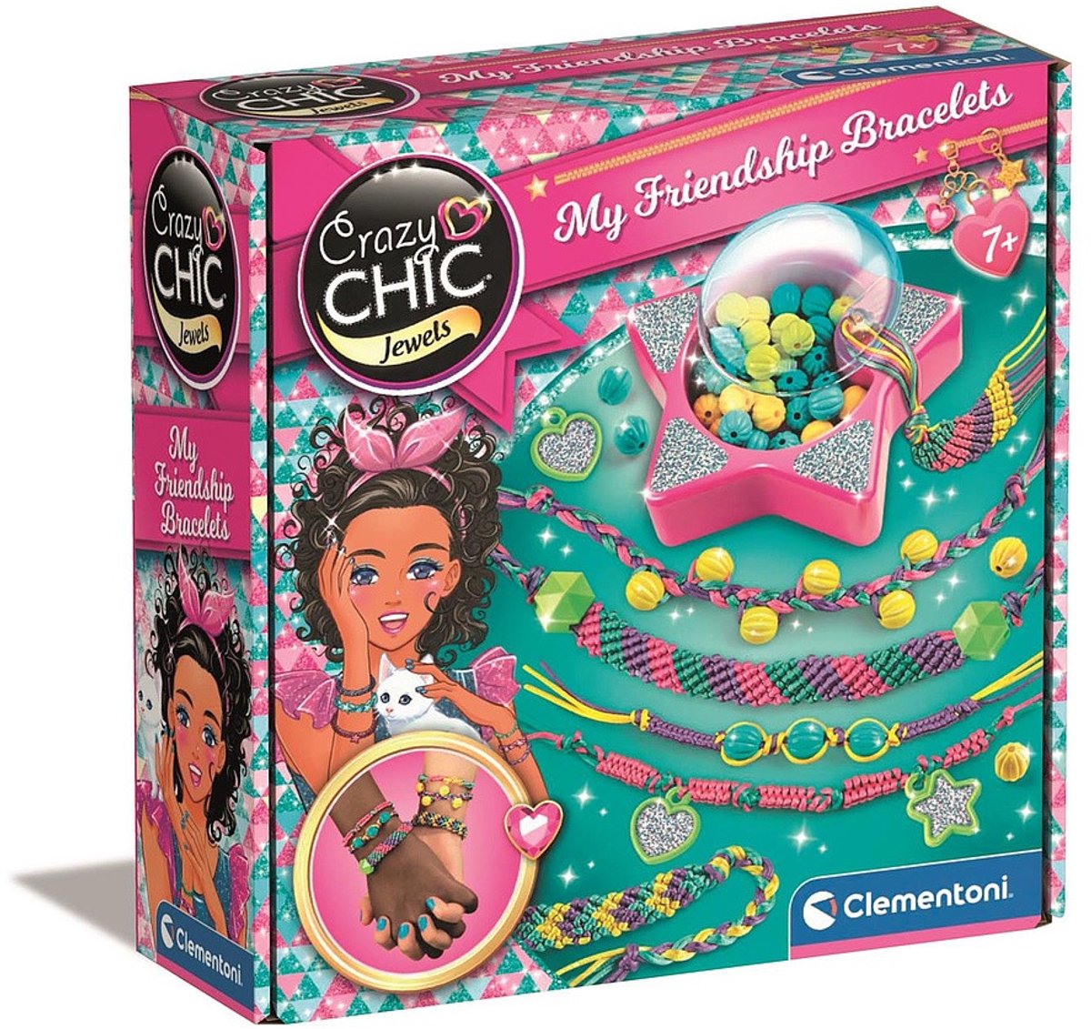Crazy Chic Vriendschapsarmband maakt creatieve set Clementoni