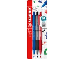 Balpen stabilo pointball colorful ass blist à 3st | 10 stuks
