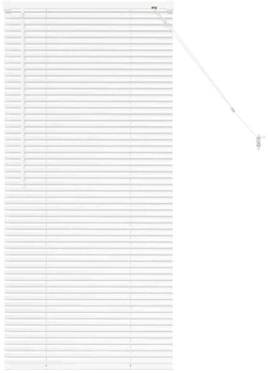 vidaXL - Venetiaanse - Jaloezieën - Wit - 130 - x - 55 - cm - Aluminium