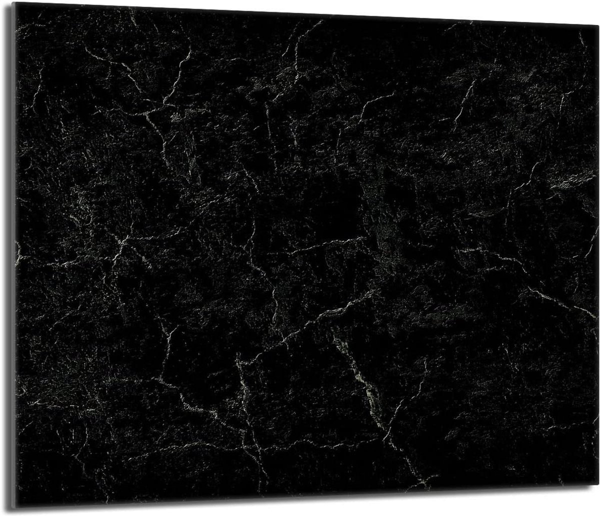 Universele Keramische Kookplaat Afdekplaat 60x52 cm - Snijplank & Spatwand Marmer Look