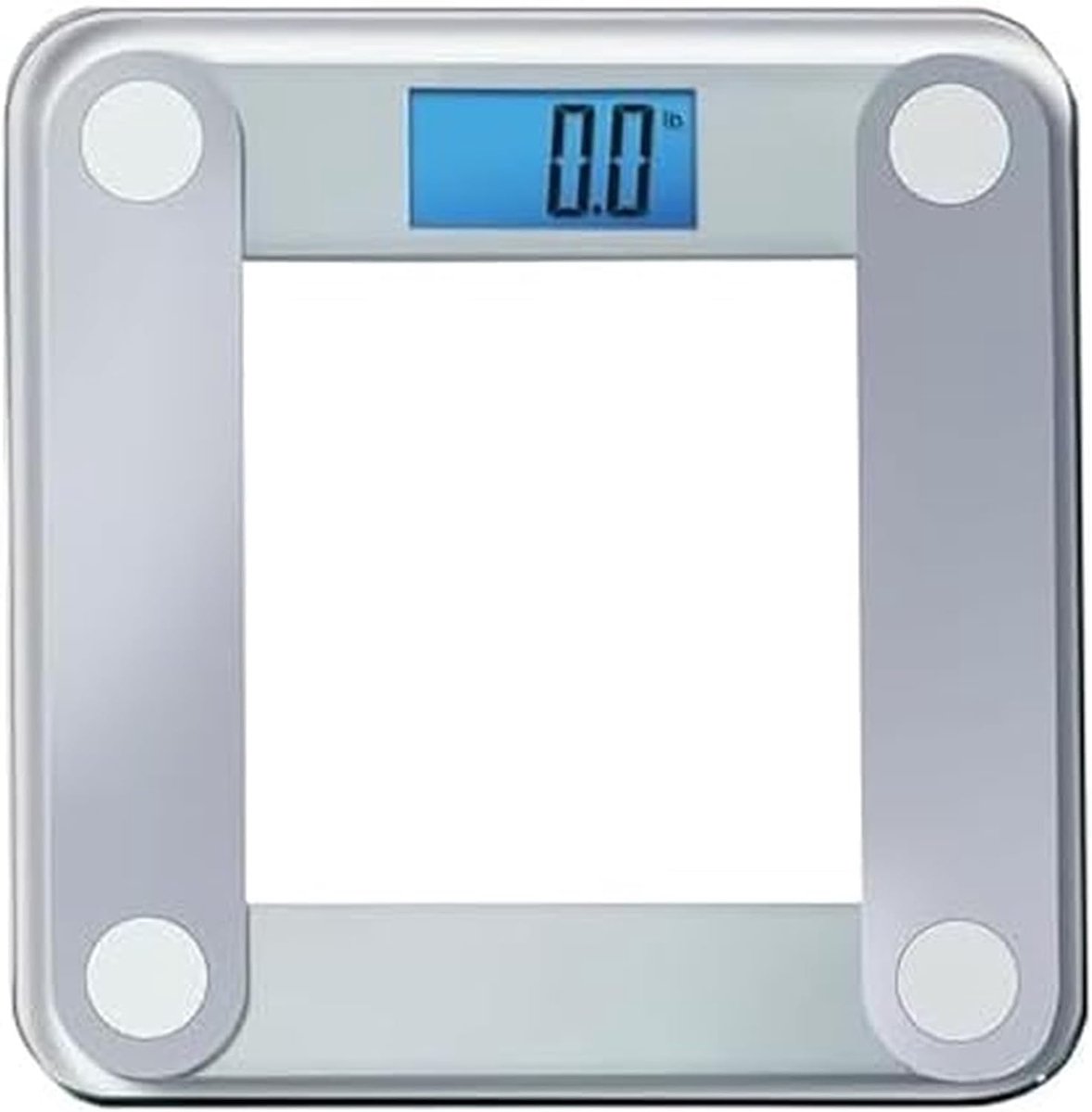 Digitale Badkamerweegschaal met Verlicht Display en Step-On Technologie - Luxe Design